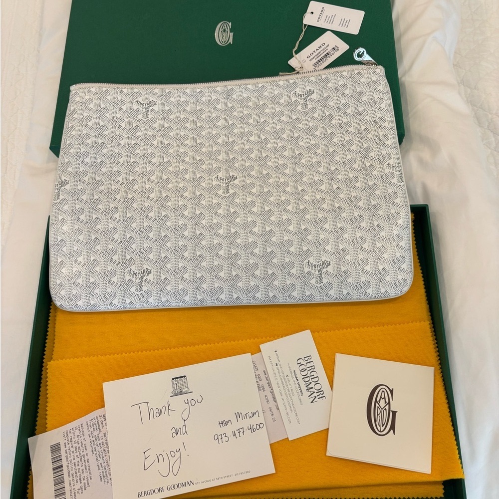 Goyard clutch bag